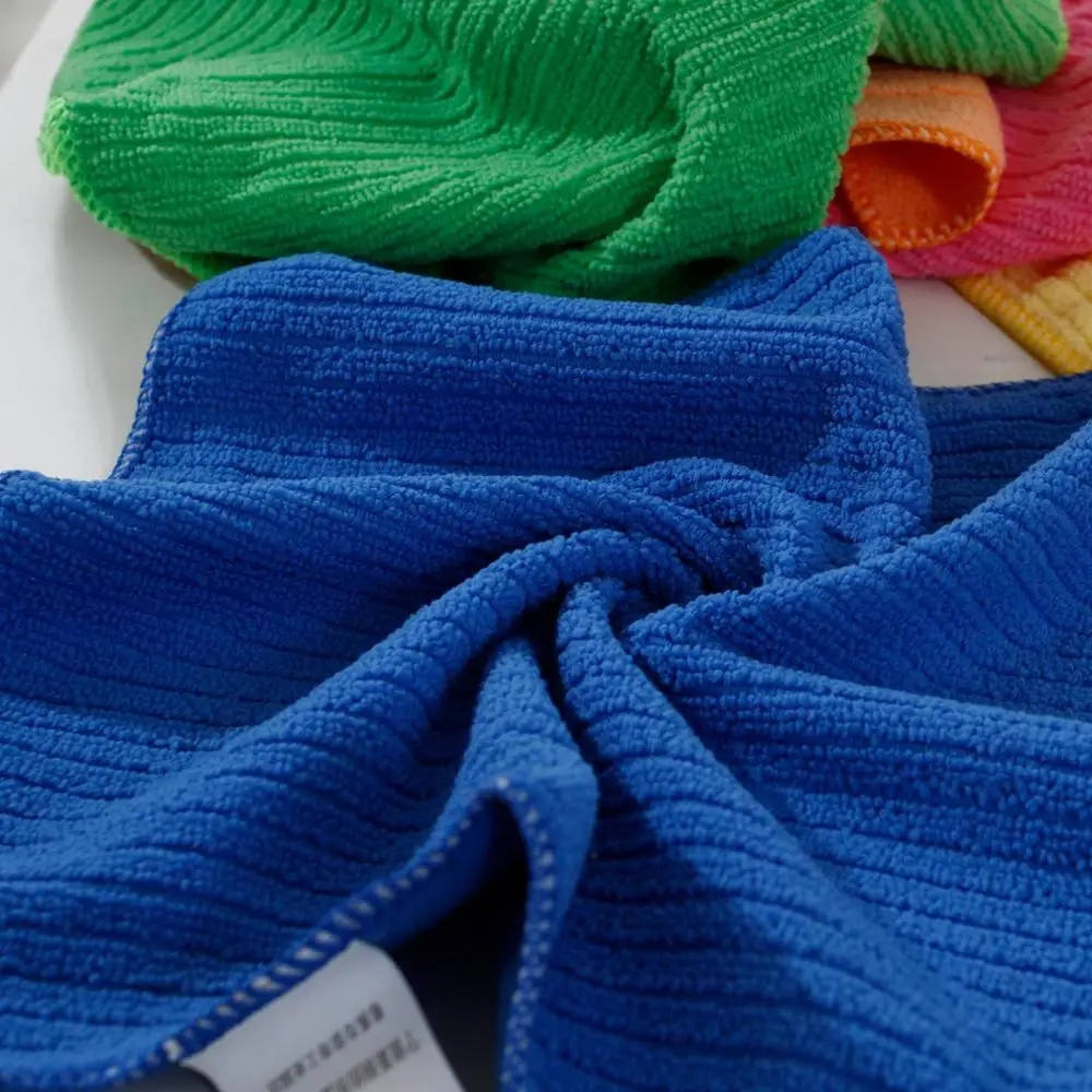 
Absorbent cleaning rags cheap kitchen napkins drying dish towel microfiber clean cloth 