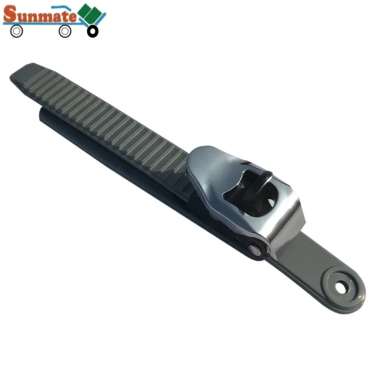 Adjustable Custom High Release Durable Good Quality Ratchet Buckles Strap for Skate Roller Snowboard Bindings Accessories