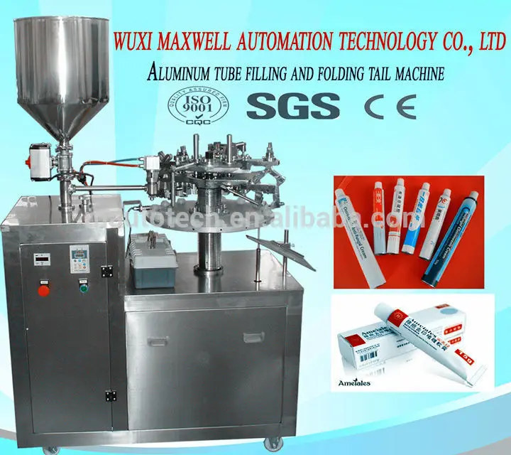 aluminum tube filling and sealing machine