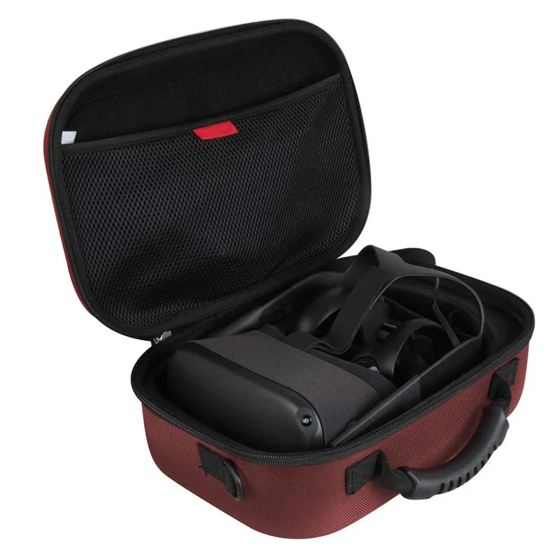 Customized Shockproof Zipper Hard Shell Storage Travel Carrying VR Glasses EVA Case