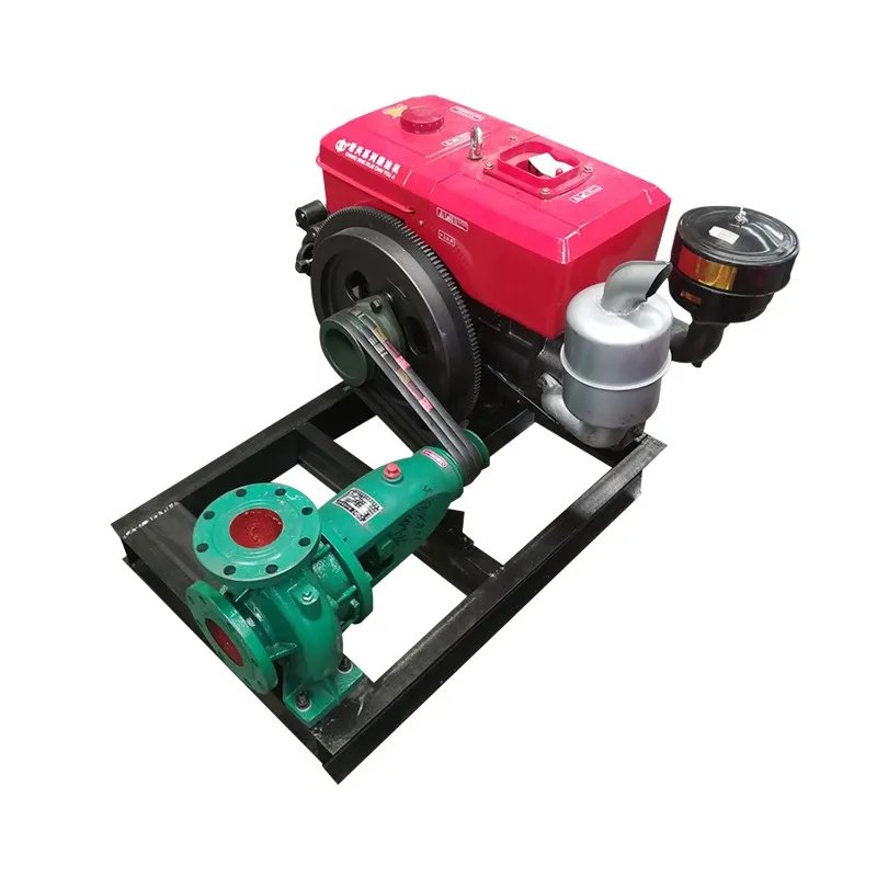 Water Pump Set Cast Iron Irrigation Single Cylinder Diesel Engine 6 Inch Mini 15hp 10kw 12V BST Low Pressure 180 Cubic Meters