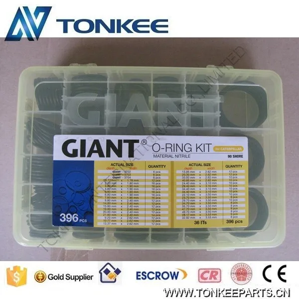 Giant O-ring box, Giant O-ring kit for excavator