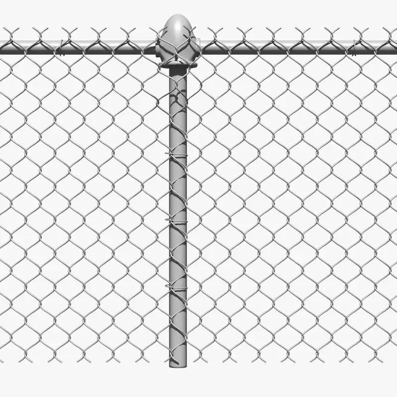 2020 High Quality Galvanized Chain link Fence Sale