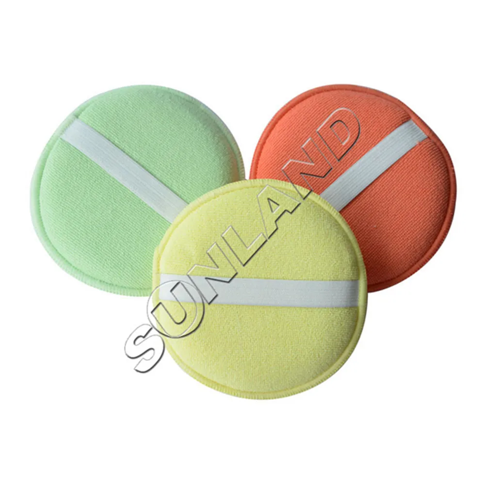 Microfiber Terry Cloth Car Wax Applicator/wax applicator/car polish sponge