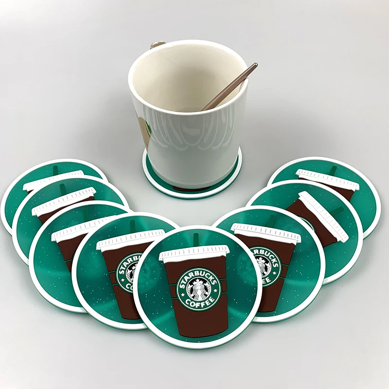 Custom Logo Promotional Gifts PVC Coaster