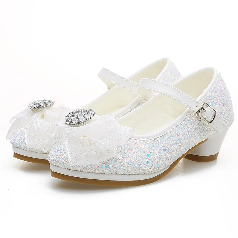 Girls high-heeled princess shoes performance shoes durable shoes