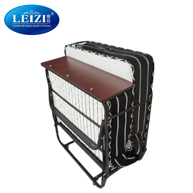 convenient portable foldable mental bed frame cheap hotel folding bed
