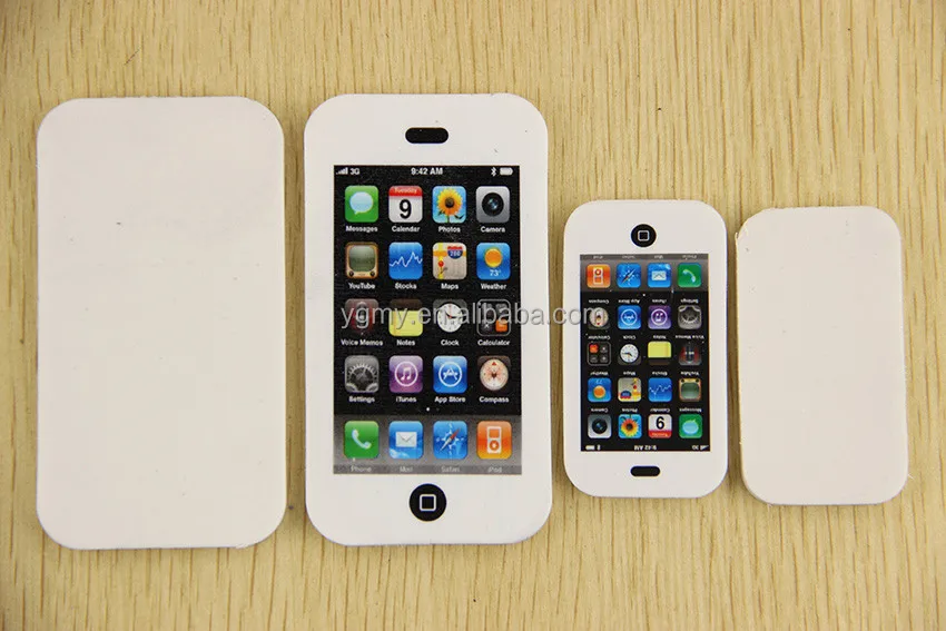 Creative Fashion Mobile Phone Shape Pencil Eraser