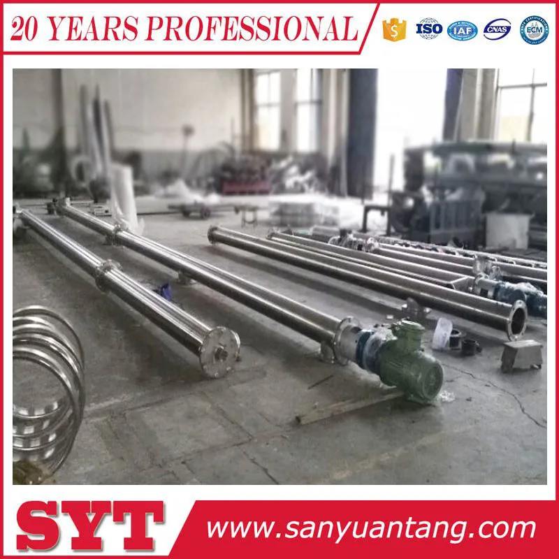 Винтовой конвейер из нержавеющей стали с бункера для порошка/песок/транспортер зерна