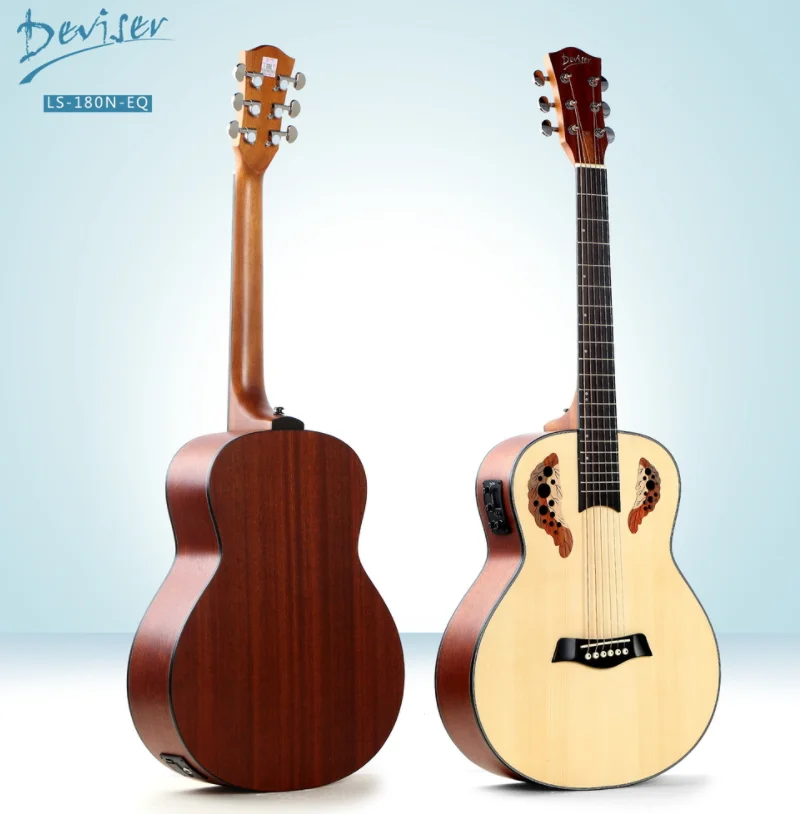 Wholesale  1/2 size travel acoustic electric guitar