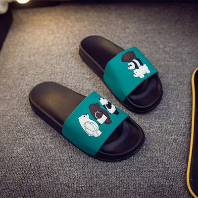 Cartoon parent-child anti-skid thickening bathroom slippers