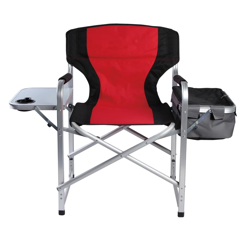 Cooler Bag Side Table Folding Flat Aluminium Director Chair