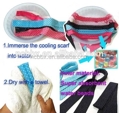 Fashionable Cooling bandana ice scarf Cooling Scarf
