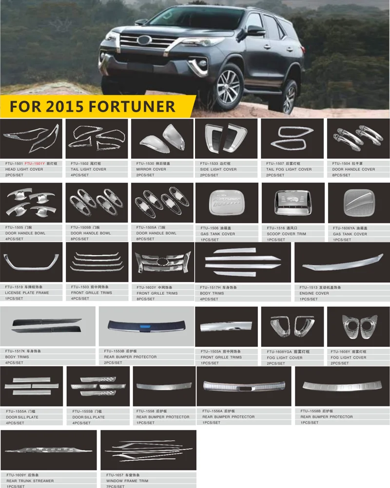  Подходит для fortuner автозапчасти багажник задний стример