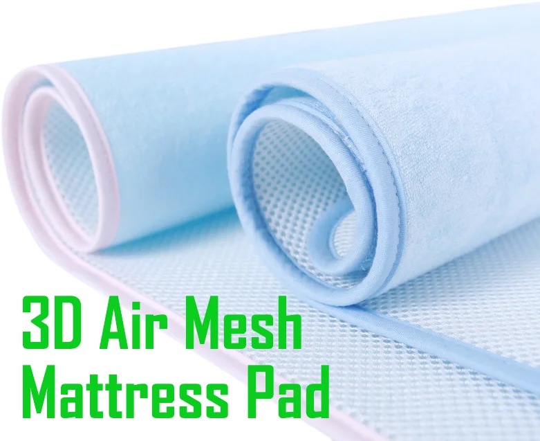 Baby used washable and waterproof Incontinence Bed Pads with wings