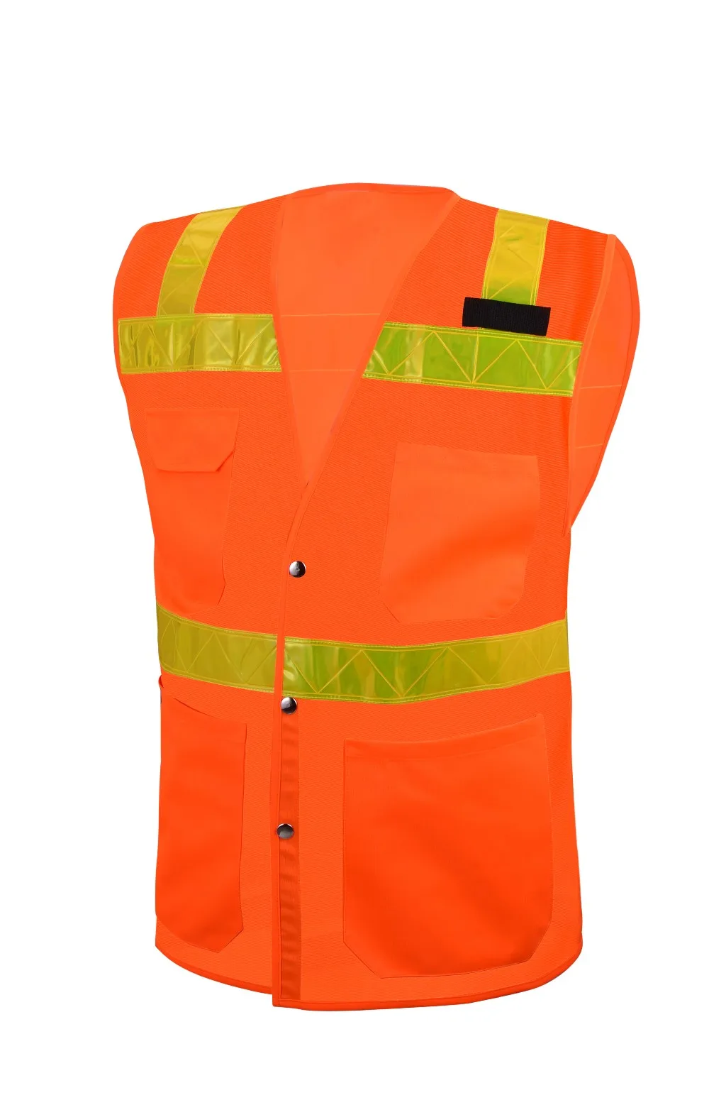 CE EN ISO 20471 color knit fabric hi vis Reflective safety vest with reflective tape