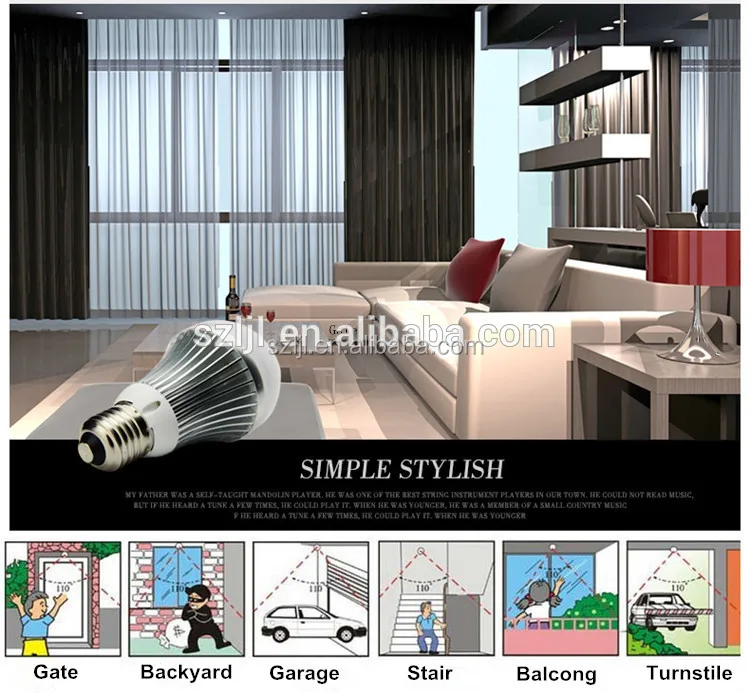 Светодиодная лампа E27 с инфракрасным датчиком, 5 Вт/6 Вт/7 Вт, 5730 Индукционная лампа для людей