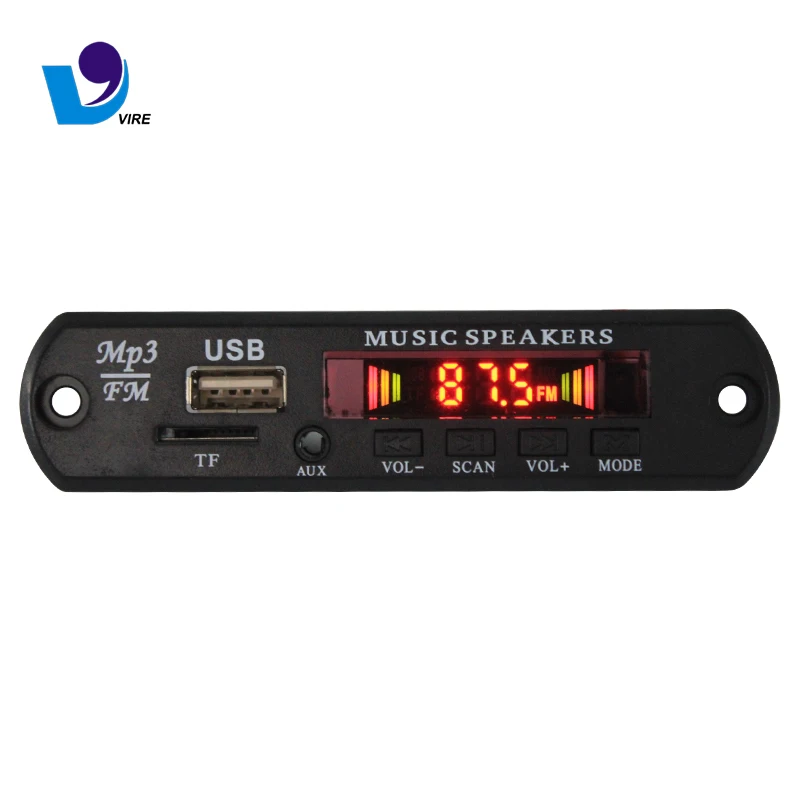 Usb Tf карта Fm Радио Mp3 плеер печатная плата