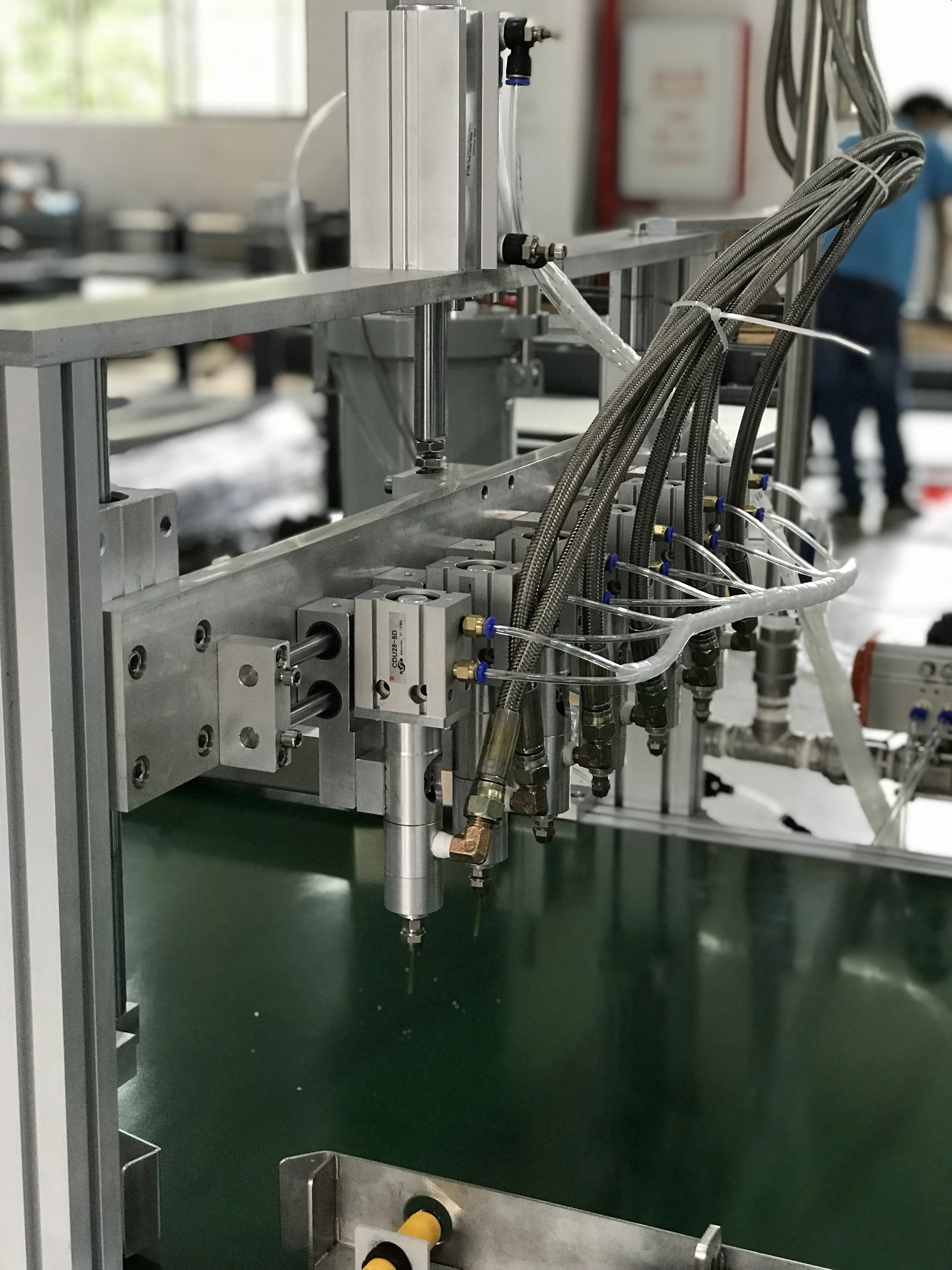 LED Panel Light Automatic Assembly Machine Glue Dispensing and Mounting PCB board back-lit panel glue dispenser