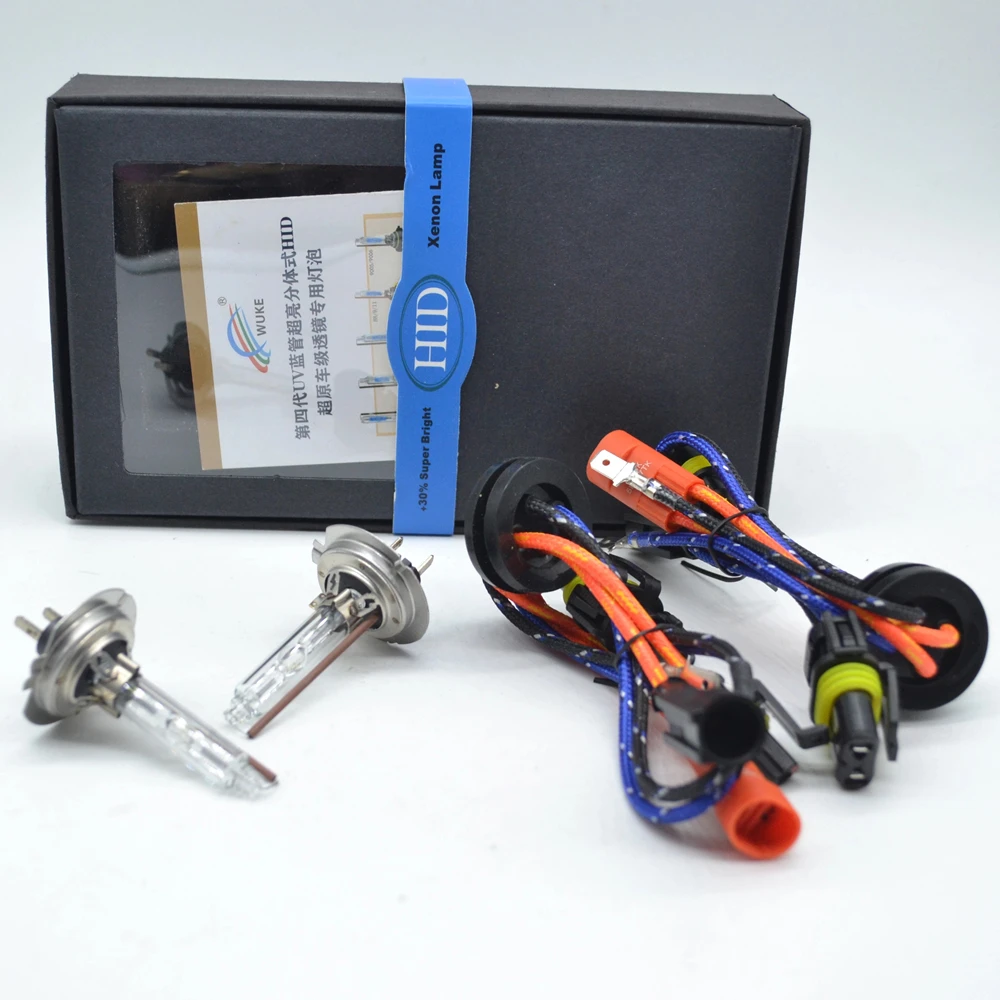 WK + 30% яркость H7 HID ксеноновая лампа фары 35 Вт 3900LM