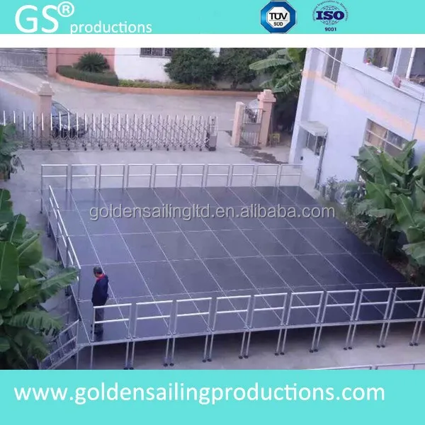 Aluminum outdoor staging portable stage