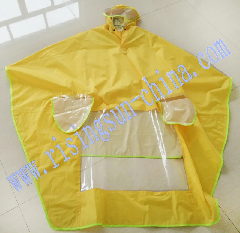 Bicycle Raincoat Poncho Men Motorcycle Rain Poncho PVC Poncho Raincoat Adult Rainwear Manufacturer
