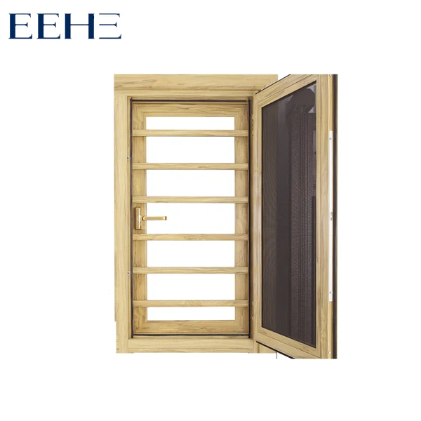 
sound proof aluminum window with fix glass and handle 