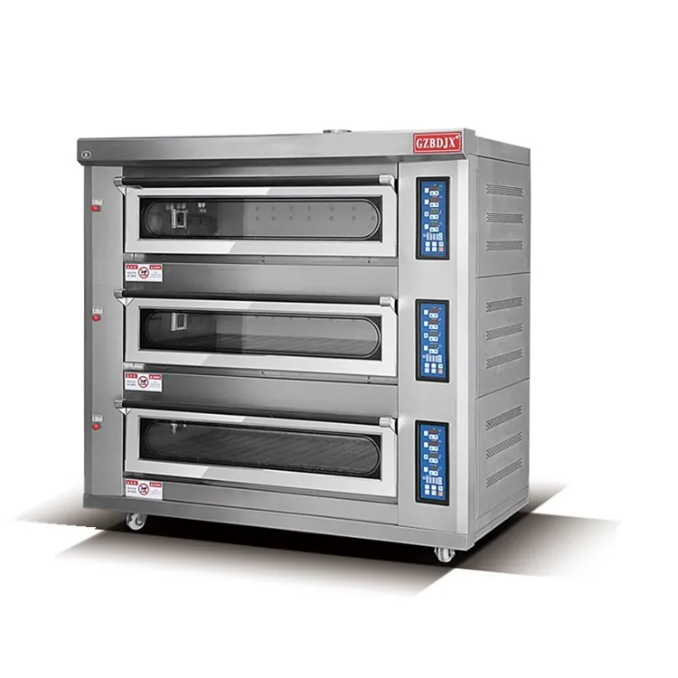 Commercial professional luxurious electric convection pizza oven bakery gas oven