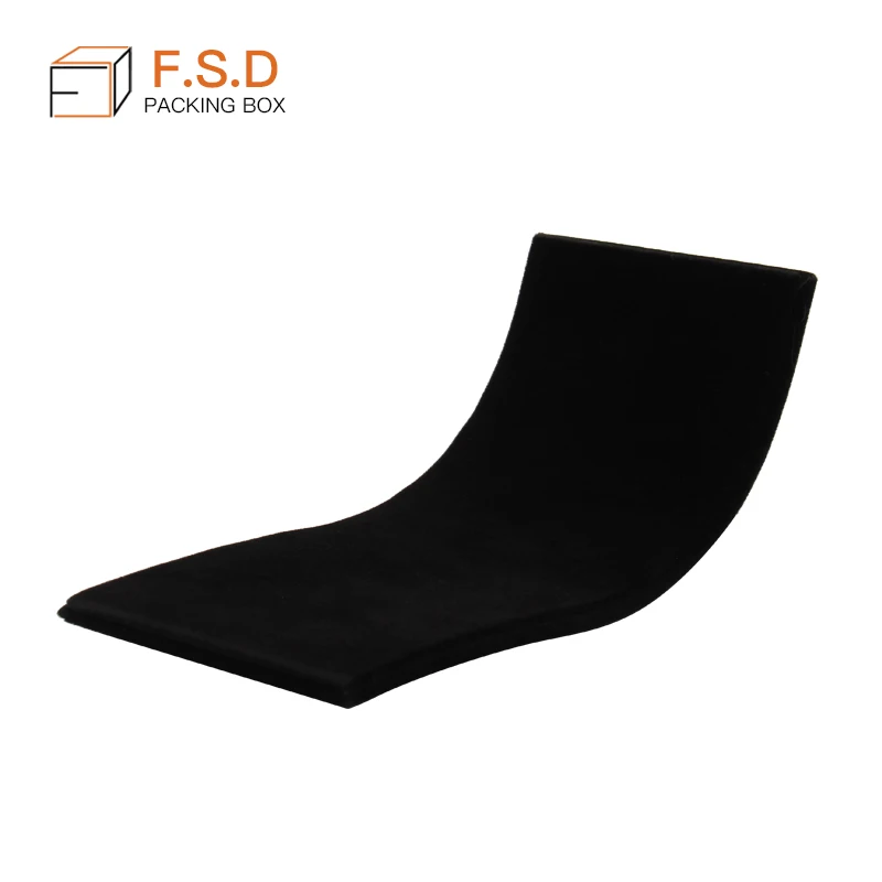 Hot Selling Acrylic with velvet Necklace acrylic Jewelry Display Bracelet Support Jewelry Holder Stand