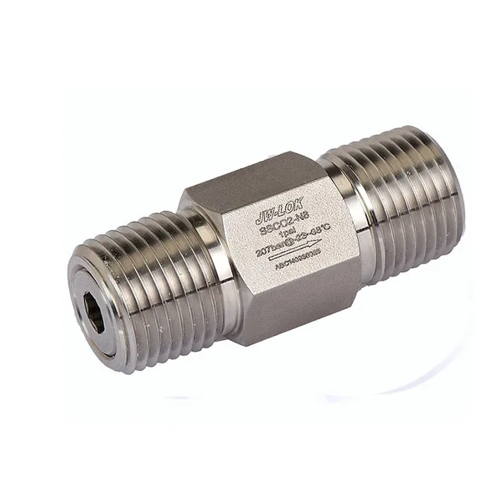 1 psi 1/4' stainless steel poppet check valve ,made in China