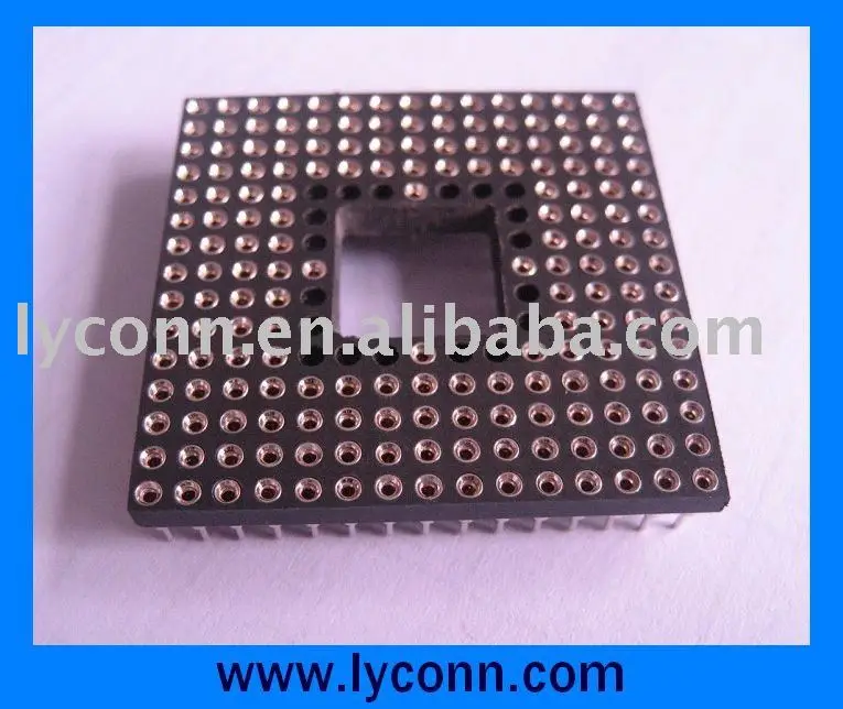 2,54 мм PGA гнездо 72Pin,84Pin,128Pin,181Pin или 224Pin под пайку
