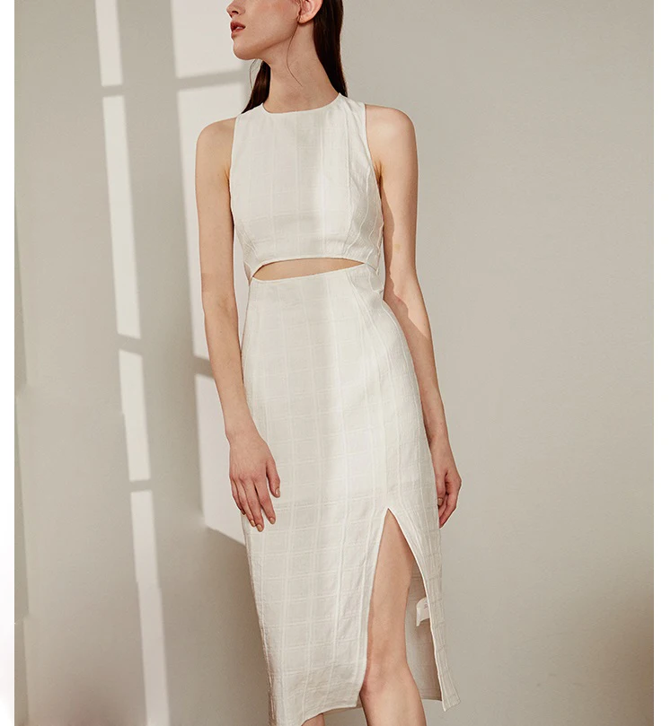 Lady New 2019 Dress Cross Back Bandage Clothes Fashion Dress