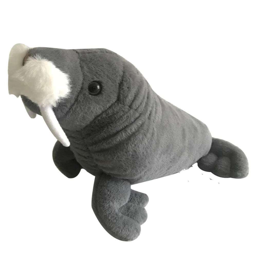 Customized   Super Soft Realistic Toy Stuffed Animal Plush Wild Walrus for kid
