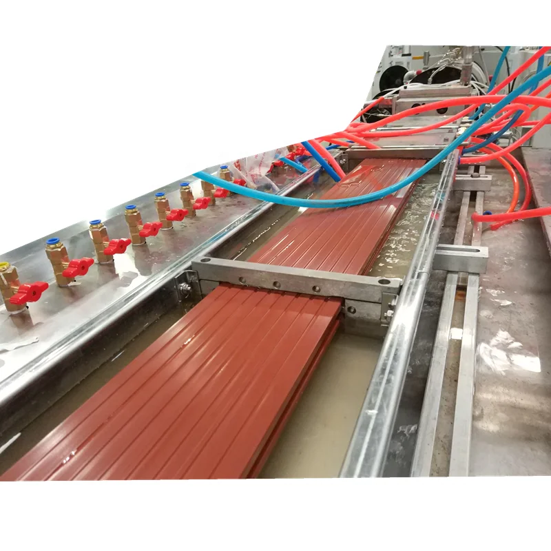 WPC foamed plate production machine/wood plastic door/board extrusion line