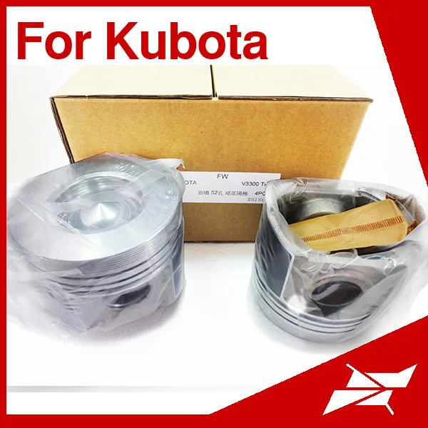 V3300 98MM engine piston for Kubota M6800 tractor