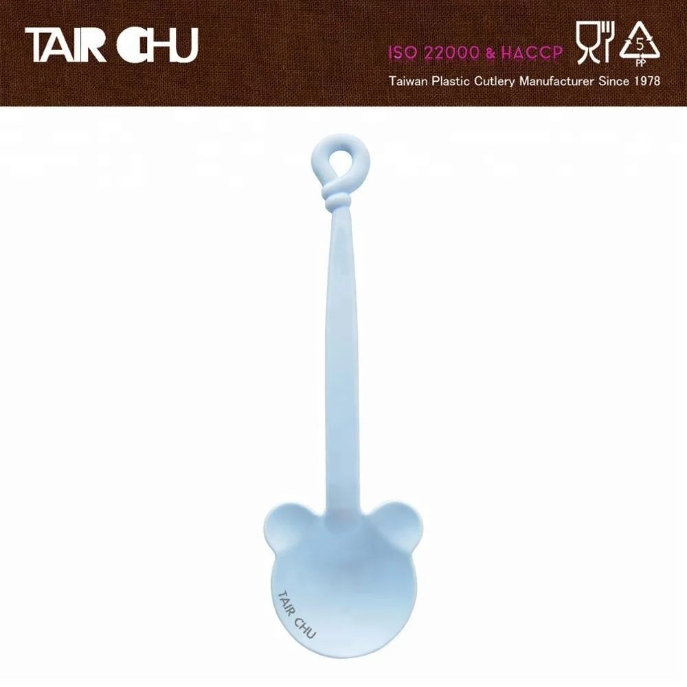 
Special Bear Shape Food Grade Disposable Plastic Spoon 