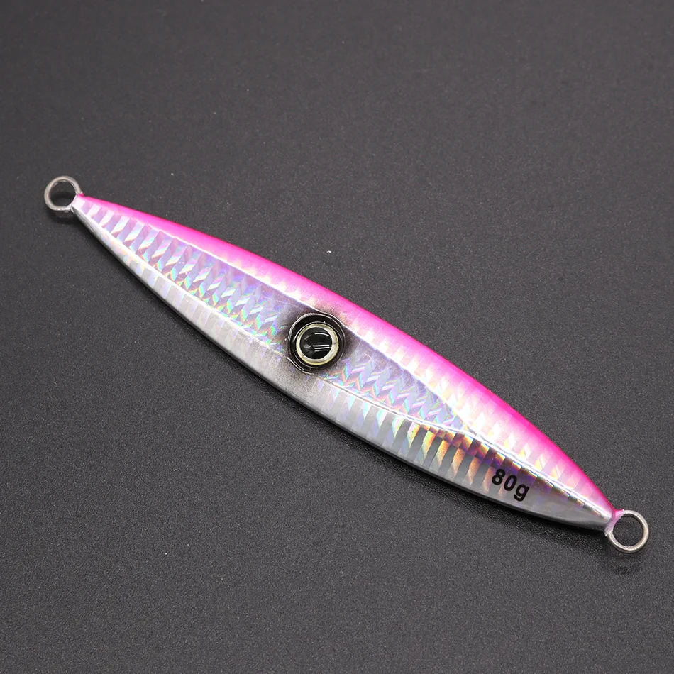 CASTFUN Free Shipping 40g 60g 80g 100g 120g 150g 200g Jig Slow Jig Bait Lures Metal Jig