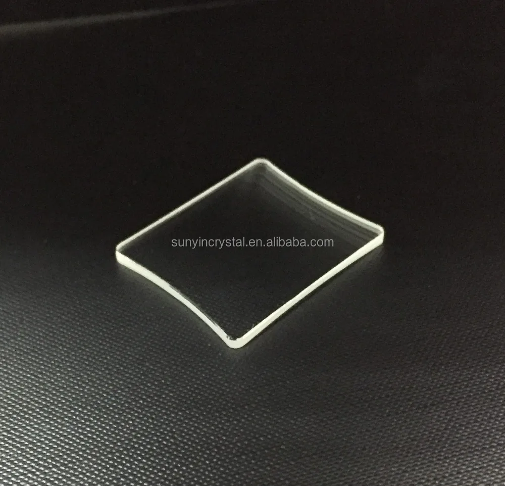 
LED display Sapphire glass Square watch glass transparent for scanner projector 