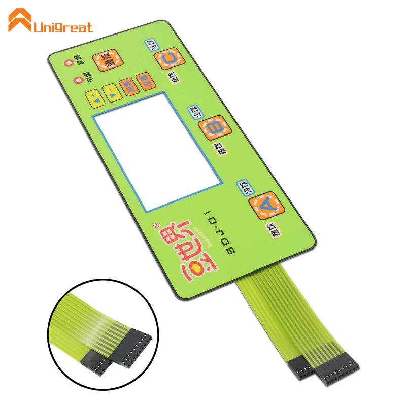High quality custom produce Electronic electric component part membrane switch keypad