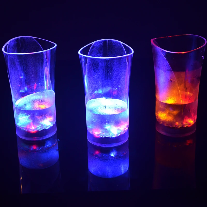 Water Inductive Automatic Light up led Juice cup for halloween christmas party drink