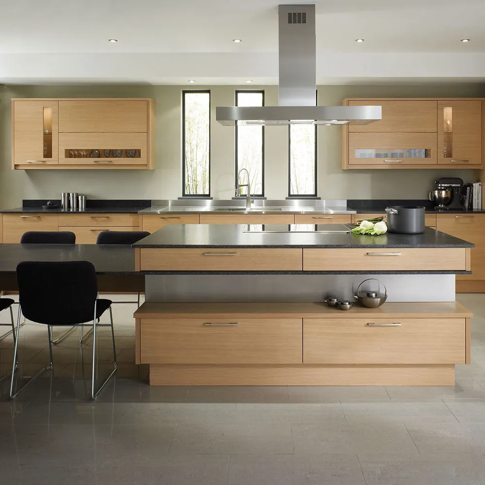 
Modern modular kitchen built in design with island for sale 