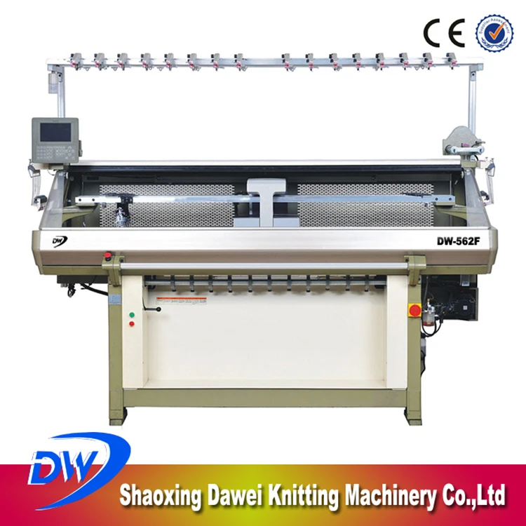 ДАВЭЙ DW-562F 56 Дюймов Двойной Вязание Метод Компьютер Кашемир Вязание Машинное Вязание Шерстяной Пряжи