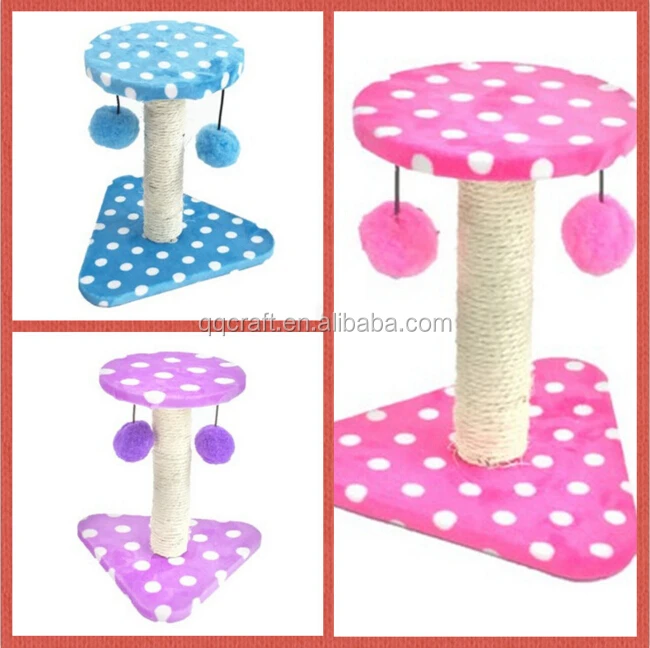 QQPET Cheap Price Luxury Small Cat Tree / Cat Scratching Post