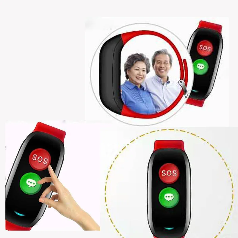 2017 Newest sos bracelet elderly Mdeical Alarm bracelet