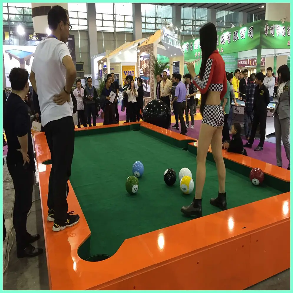 The most professional waterproof footpool billiard soccer table outdoor equipment with balls