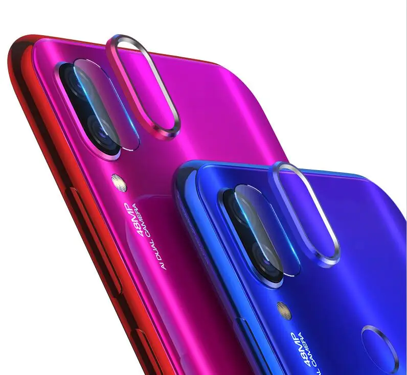 Metal phone camera len ring protector for redmi note 7 back camera len ring protector