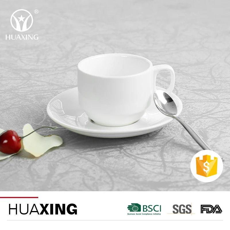 Elegant small ceramic custom cappuccino coffee edible cup with different types