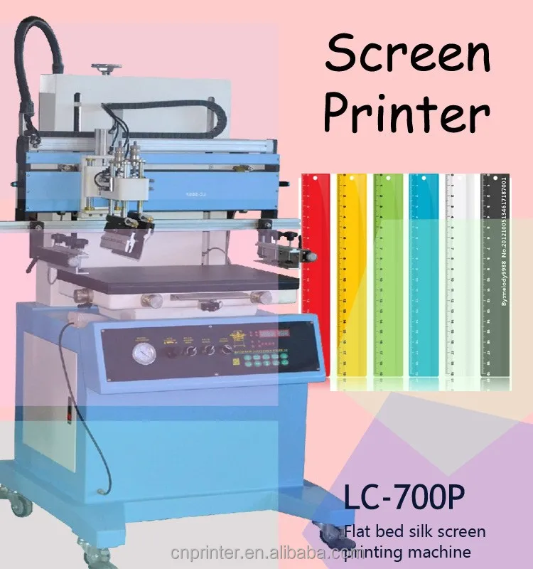 Один цвет плоский экран печатная машина с вакуумным LC-700P Лидер продаж цена за футболка микроволновая печь холодильник кондиционера для автомобиля
