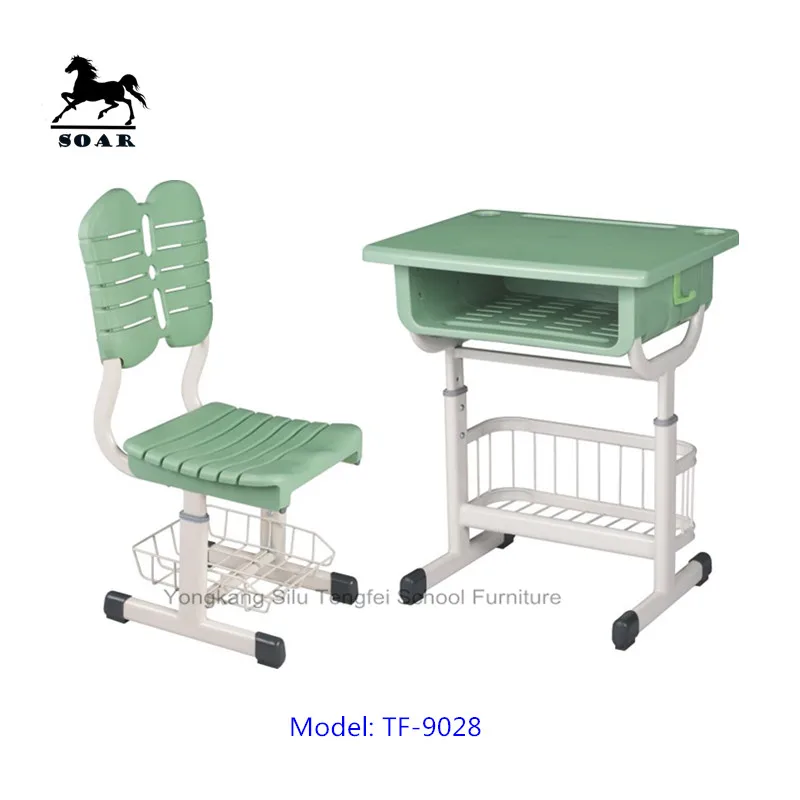 Удобный пластиковый школьный стол и стул для студентов