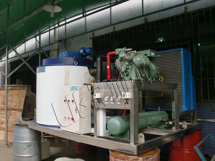 фреон система охлаждения снег лед машина замороженных креветок и морепродуктов